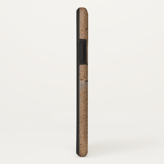 Pfotendrucke in Sand Case-Mate iPhone Hülle (Hinten/Rechts)