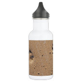 Pfotendrucke in Sand Trinkflasche (Links)