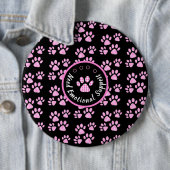 Pfotendruckleuchte personalisiert button (Beispiel)