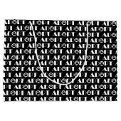 Pfotenhund adoptiert große geschenktüte (Rückseite)