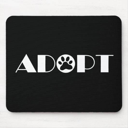 Pfotenhund adoptiert mousepad (Vorne)