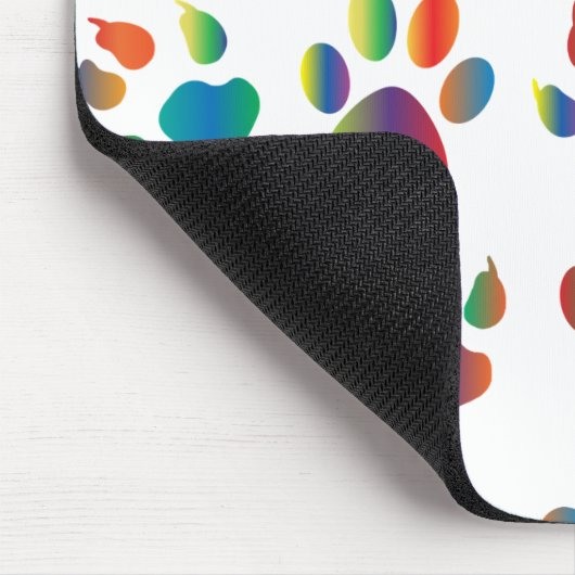 Pfotenmuster Mousepad (Ecke)