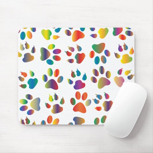Pfotenmuster Mousepad (Mit Mouse)