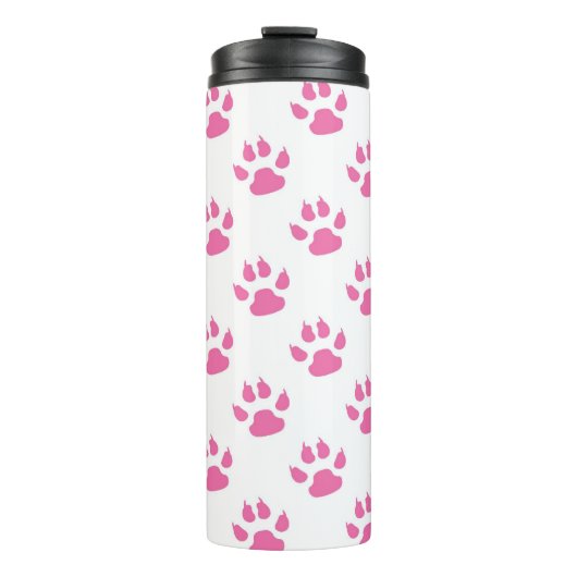 Pfotenmuster Thermosbecher (Vorderseite)