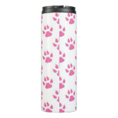 Pfotenmuster Thermosbecher (Rückseite)