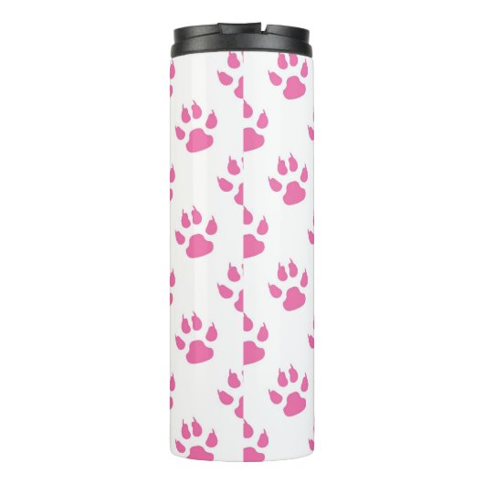 Pfotenmuster Thermosbecher (Rückseite)