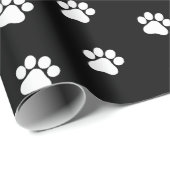 Pfotenmuster-Wrap-Papier Süße Geschenkverpackung Geschenkpapier (Rolleneckpunkt)