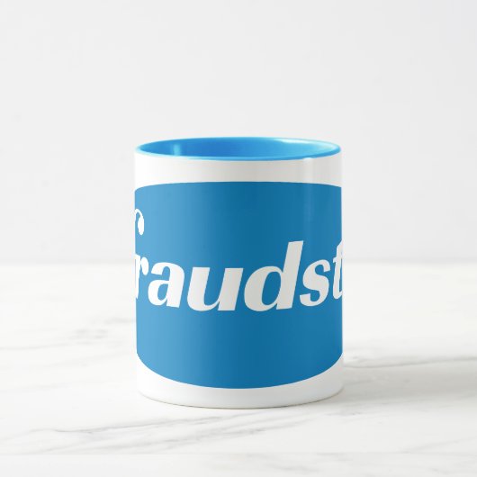 Pfraudster - Parody (Classic) für das Pfizer-Logo  Tasse (Zentrum)