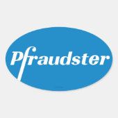 Pfraudster - Pfizer Classic Logo Parody Stickers (Vorderseite)
