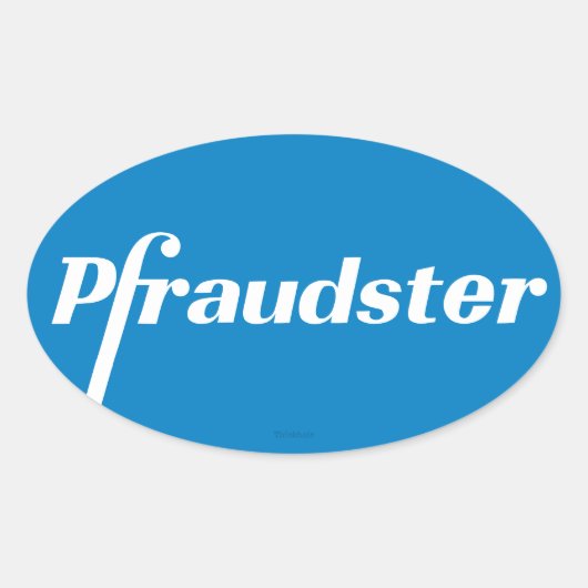 Pfraudster - Pfizer Classic Logo Parody Stickers (Vorderseite)