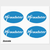 Pfraudster - Pfizer Classic Logo Parody Stickers (Blatt)
