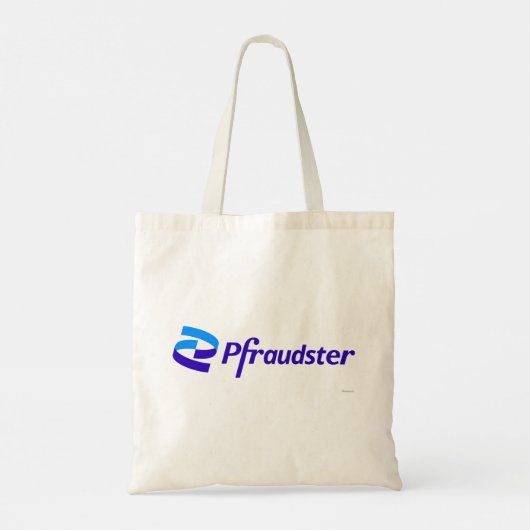 Pfraudster - Pfizer Logo Parody Tote Bag Tragetasche (Rückseite)