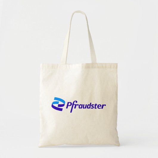 Pfraudster - Pfizer Logo Parody Tote Bag Tragetasche (Vorne)