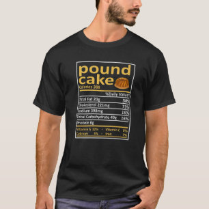 Pfund Cake Nutrition Facts Funny Erntedank T-Shirt