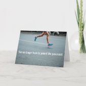 Pfund das Pflaster, Gratulation über den neuen Job Karte (Vorderseite)