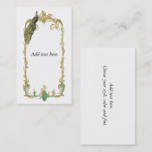 Pfund für die Paisley Business Card Visitenkarte (Vorne/Hinten)