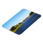 Pfund im südlichen Steppenbereich der Ukraine Post Magnet (Linke Seite)