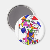 Pfund-Maggie S Magnet (Vorderseite/Rückseite)