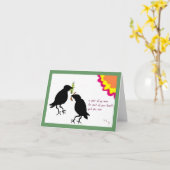 Pfund-Prokrähen-Karte Karte (Gelbe Blume)