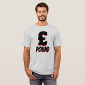 Pfund Sterling, Grau T-Shirt (Vorne ganz)