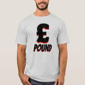 Pfund Sterling, Grau T-Shirt (Vorderseite)