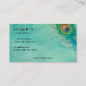 Pfund-Visitenkarte Visitenkarte (Rückseite)