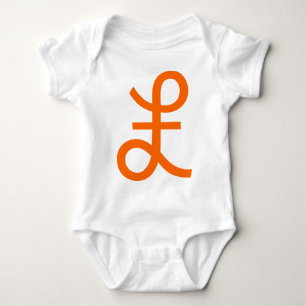 Pfund-Zeichen Baby Strampler