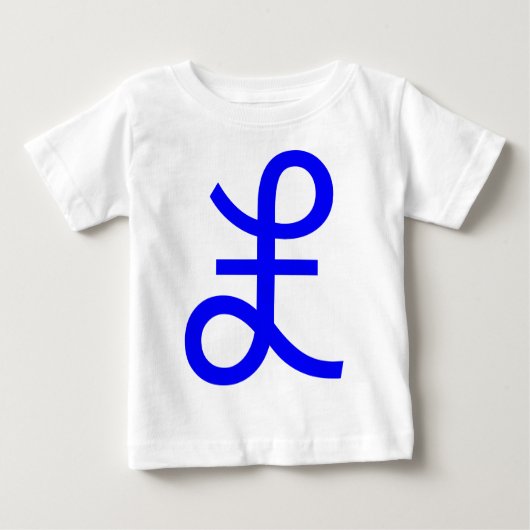 Pfund-Zeichen Baby T-shirt (Vorderseite)