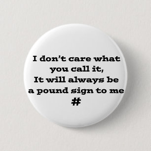 Pfund-Zeichen Button