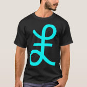 Pfund-Zeichen - Cyan T-Shirt (Vorderseite)