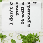 Pfund-Zeichen Küchentuch (Gefaltet)