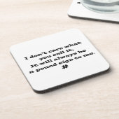 Pfund-Zeichen Untersetzer (Linke Seite)