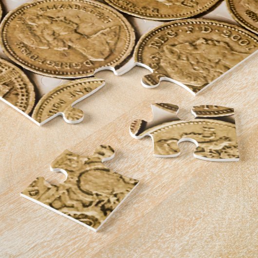 Pfundmünzenlaubsäge Puzzle (Seite)