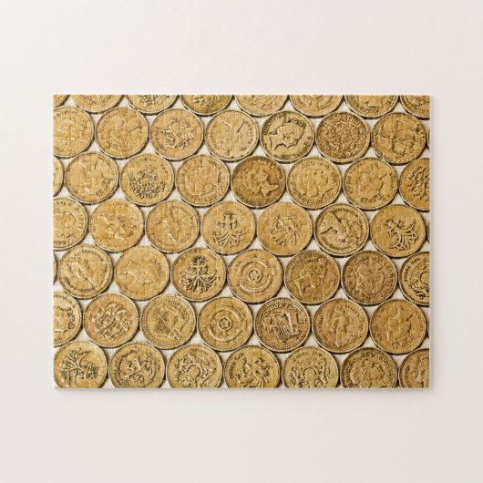 Pfundmünzenlaubsäge Puzzle (Horizontal)