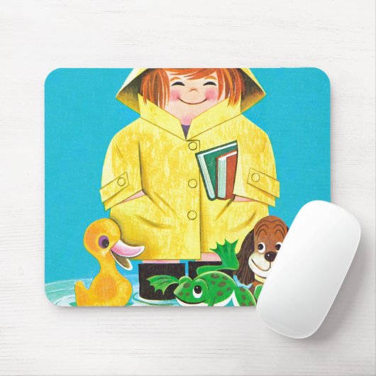 Pfützen des Spaßes Mousepad (Mit Mouse)