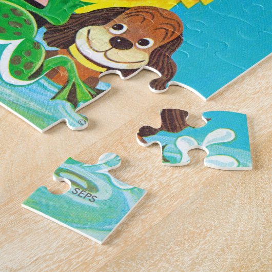 Pfützen des Spaßes Puzzle (Seite)