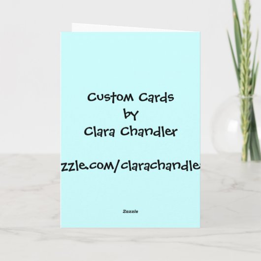 Pfützen-Pullover Karte (Rückseite)