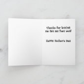 Pfützen-Pullover Karte (Innenseite)