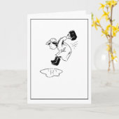 Pfützen-Pullover Karte (Gelbe Blume)