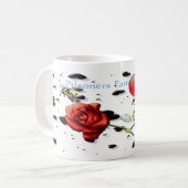 PFV Biene Romantik Kaffeetasse (Vorderseite Links)