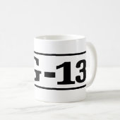 PG-13 KAFFEETASSE (VorderseiteRechts)