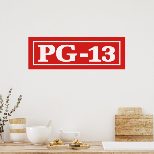 PG-13 POSTER (Küche)
