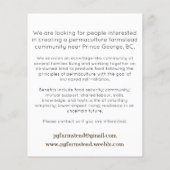 PG Farmstead-Flyer Flyer (Hinten)