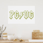 PG/VG Grün Poster (Küche)