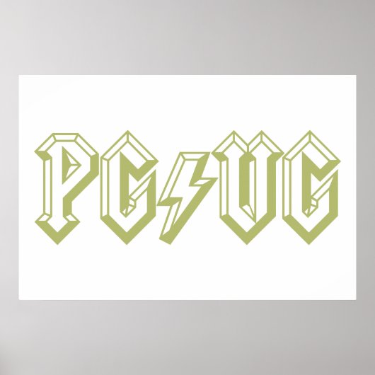 PG/VG Grün Poster (Vorne)