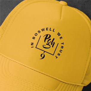 Pgh Boswell We Trust Steel City Retro Hoodie Truckerkappe