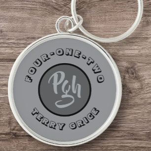 Pgh Sports Black Yinzer Four One Two Schlüsselanhä Schlüsselanhänger