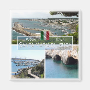 PGL003 SANTA MARIA DI LEUCA, Apulien, Kühlschrank Magnet