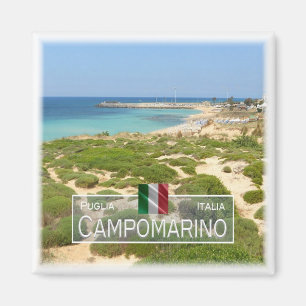 PGL007 CAMPOMARINO DI MARUGGIO, Apulien, Kühlschra Magnet