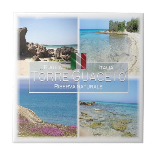 PGL009 TORRE GUACETO, Apulien, Italien, Fliese (Vorderseite)